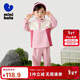 迷你巴拉男女童長(cháng)袖套裝潮流拼色上衣長(cháng)褲兩件套2025春季新品