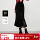 秋水伊人年會(huì )半身裙經(jīng)典時(shí)尚通勤風(fēng)裙子2025年冬日常簡(jiǎn)約休閑風(fēng)半身裙