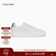 Calvin KleinJeans【新年禮物】女士復古休閑ck厚底板鞋百搭運動(dòng)鞋小白鞋 0LC-白色/銀色 36