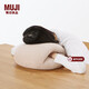 MUJI柔軟 午睡靠墊 抱枕 靠枕 辦公室 趴睡枕 桌面 淺米色 