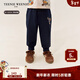 Teenie Weenie Kids小熊童裝25年新款男女寶寶彈力刺繡仿牛仔褲 藏青色 100 cm