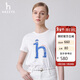 哈吉斯（HAZZYS）女裝 年春季女士大狗圖案圓領(lǐng)T恤衫女ASTSE0BBE52
