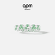 APM Monaco淡綠色麥穗女生戒指飾品送女友送閨蜜情侶對戒女神禮物新年禮物 淡綠色水滴戒指 056