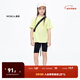 little MO&Co.兩件套 兒童套裝-童裝夏裝女童純棉短袖T恤抑菌短褲 冷光綠色 120 120/56