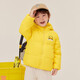 B.Duck小黃鴨童裝兒童羽絨服男女童冬季保暖帶翅膀連帽外套6913黃色110
