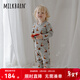 Milkbarn兒童長(cháng)褲長(cháng)袖套裝男女童純棉家居服兩件套秋衣秋褲保暖內衣童裝 狐貍精靈 80 cm