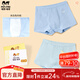 瑁恩·瑁愛(ài)（Mn·Mo）男童內褲兒童內褲平角純色棉質(zhì)寶寶褲頭彈力精梳棉四角褲男寶寶 Y10-炫酷奇跡 2條 180 建議106-120斤