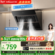 萬(wàn)和【小雙翼J320A Pro·小尺寸】側吸抽排脫出租房家用21大風(fēng)量以舊換新可配燃氣灶油煙機