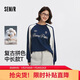 森馬（Semir）[商場(chǎng)同款]哈利波特聯(lián)名長(cháng)袖T恤女2025oversize秋裝101525101010