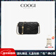COOGI包包女款輕奢侈女士包斜跨信封包生日新年情人節禮物送女友老婆 黑色