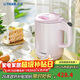 虎牌（TIGER）電熱水壺 雙層防燙 快燒水壺 PCG-G10C 1L電水壺 粉色