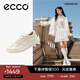 愛(ài)步（ECCO）休閑鞋女 時(shí)尚百搭簡(jiǎn)約輕盈牛皮德訓鞋板鞋 柔酷220263 石灰色22026301378 38