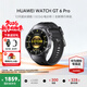 華為（HUAWEI）手表WATCH GT 6 Pro【咨詢(xún)享優(yōu)惠】運動(dòng)智能兩周續航藍牙通話(huà)體溫血氧心率監測健康送男女朋友禮物 46mm曜石黑【皮表帶+貼膜】