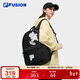 FILAFUSION斐樂(lè )潮牌情侶款背包2025秋季時(shí)尚休閑涂鴉雙肩包