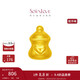 周大福SOINLOVE萌寵 愛(ài)心黃金小奶瓶足金轉運珠吊墜配手繩女 VR1257
