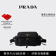 PRADA/普拉達【明星同款】女士Prada Explore 中號Re-Nylon單肩包 黑色