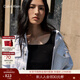 Calvin KleinJeans春秋女士經(jīng)典小標美式復古潮流ck翻領(lǐng)白色潮殼牛仔外套 UN6-牛仔白 S