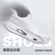 邦特× 超級野獸聯(lián)名款運動(dòng)鞋男鞋減震回彈耐磨透氣跑步鞋 白銀 40