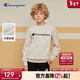 Champion冠軍男女童加絨圓領(lǐng)衛衣2025秋季新款保暖休閑運動(dòng)兒童上衣外套
