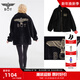 BOY LONDON【至尊經(jīng)典】秋冬保暖潮牌休閑情侶拉鏈夾克外套N23013 黑色 M