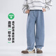 悠悠童話(huà)春秋男童牛仔褲軟水洗純棉褲子兒童休閑褲2026中大童直筒褲潮