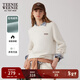 Teenie Weenie小熊女裝圓領(lǐng)衛衣冬季時(shí)尚慵懶美式簡(jiǎn)約休閑上衣外套 象牙白 M (165)