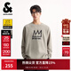 杰克·瓊斯（JACK&JONES）男裝25年BSQ聯(lián)名秋冬寬松圓領(lǐng)雪尼爾保暖針織衫套頭毛衣打底衫男 E11 卡其色 M 175