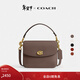 蔻馳（COACH）【禮物】經(jīng)典標志CASSIE19號單肩斜挎包翻蓋冬季女包 B4/深石灰色