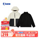喬丹男童風(fēng)衣套裝兒童裝衣服冬季長(cháng)袖外套兩件套 可卡其/黑色 175