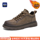 海瀾之家鞋子男鞋春季2026新款經(jīng)典板鞋男加絨棉鞋男士休閑鞋增高馬丁靴男 卡其【加絨加厚棉鞋男】 HAAGZM4EFM244 41