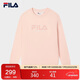 FILA 斐樂(lè )官方圓領(lǐng)加絨衛衣情侶2025冬季男女寬松休閑套頭衫運動(dòng)上衣