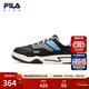 FILA斐樂(lè )兒童童鞋休閑鞋年冬季新款男童中大童休閑經(jīng)典板鞋 黑/風(fēng)信子藍-BT 36