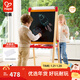 Hape兒童畫(huà)架畫(huà)板 白板黑板可擦可升降磁吸折疊立式手寫(xiě)板 男女孩禮物 小藝術(shù)家畫(huà)架 3-10Y
