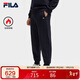 FILA 斐樂(lè )官方男士針織長(cháng)褲2025冬季時(shí)尚簡(jiǎn)約舒適加絨休閑褲