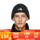 北面 TNF北面美版LOGO男女保暖毛線(xiàn)帽SALTY BEANIE JK3-黑色 one size