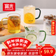 富光玻璃杯水杯子茶杯具涼水杯牛奶啤酒果汁杯子耐高溫馬克杯家居館