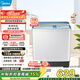 美的（Midea）雙桶洗衣機半自動(dòng)雙缸分區洗 12kg大容量家用品質(zhì)雙電機同洗同脫雙筒 一級能效換新補貼 MP12S166A 雙缸