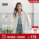 森馬（Semir）牛仔外套女中長(cháng)款落肩寬松夾克2025春秋棉質(zhì)通勤109125108014
