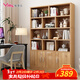 雅美樂(lè )書(shū)架書(shū)柜落地一體靠墻 辦公室客廳置物儲物柜 實(shí)木芯書(shū)柜書(shū)架柜子