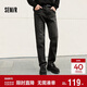 森馬（Semir）森柔牛仔牛仔褲男小直筒長(cháng)褲冬季褲子103724124106A