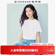 佐丹奴T恤女純棉親膚氣質(zhì)小衫女舒適寬松小高領(lǐng)t恤女短袖05322396