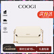 COOGI女士包包女款輕奢品牌單肩包斜挎女包情人節生日禮物女送老婆女友 米白色