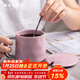 半物生活馬克杯陶瓷水杯帶蓋帶勺子高顏值咖啡杯辦公室喝水杯子女士早餐杯