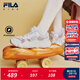 斐樂(lè )FILA兒童童鞋運動(dòng)鞋子2025年冬季新款男女童中大童籃球鞋豌豆鞋 奶白/霧玫瑰粉-GM 33