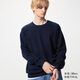 優(yōu)衣庫男裝女裝羊絨圓領(lǐng)針織衫/長(cháng)袖毛衣毛衫25秋冬新款478543 69 藏青色 L