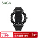 SAGA普羅棱鏡表殼套裝 適配HUAWEI WATCH GT Cyber（DESIGN FOR HUAWEI） 太空黑