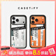 CASETIFY 【星宇橙適配】貼紙拼貼藝術(shù) 防摔手機殼 適用于iPhone17/16/15 Air/Plus/Pro/Max 蘋(píng)果手機殼 透明黑框 iPhone 17 Pro Max