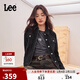 Lee標準版翻領(lǐng)色女長(cháng)袖牛仔夾克外套潮 