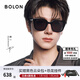 BOLON暴龍眼鏡林一同款墨鏡男款方框太陽(yáng)鏡女偏光鏡遮陽(yáng)防曬 BL3203 【明星同款】C10 亮黑色-偏光
