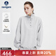 Navigare意大利小帆船女士衛衣2025秋季新款純棉親膚上衣休閑簡(jiǎn)約打底衫 太空灰 M